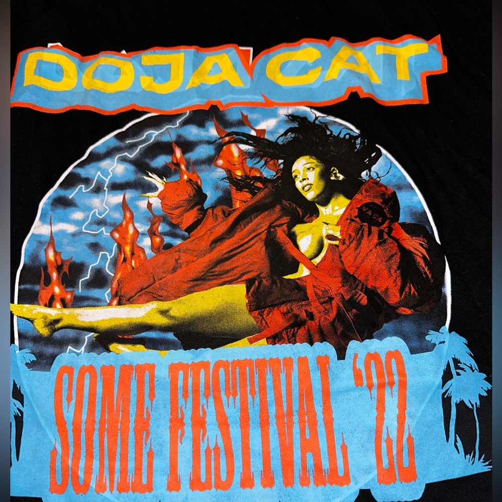Doja Cat Coachella 2022 Official Tee Rare Sz Large Nwot